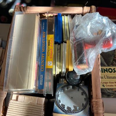 HUGE Crafts Lot - Paper, Stamps, Paper Punches, Scrapbooking, Supplies, Sets