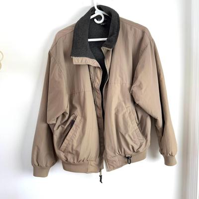 1224 Men's Members Only Jacket, Marmot Down Jacket, and White Sierra Jacket