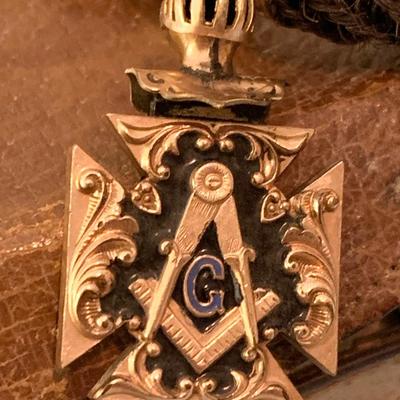 Antique Masonic Necklace / Pendant