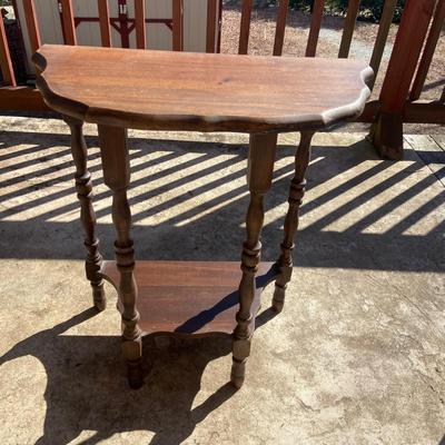 Entry Table with Small Wooden Chair (LR-BM)