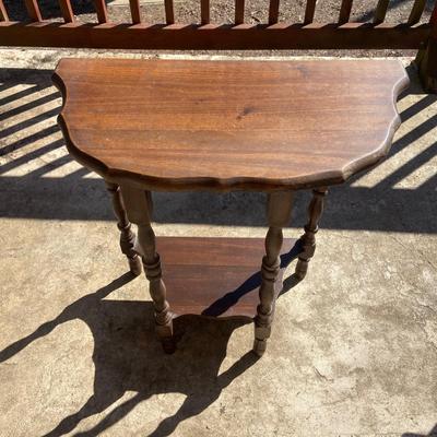 Entry Table with Small Wooden Chair (LR-BM)