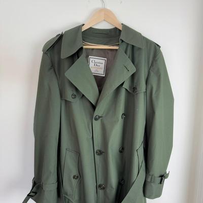 1229 Christian Dior Trench Coat With Hat