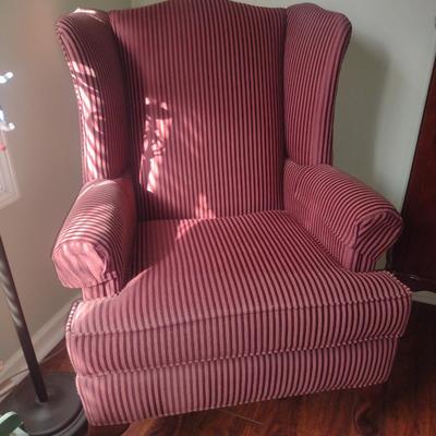 Hallagan Mfg. Co. Upholstered Wingback Chair- Approx 30" Wide