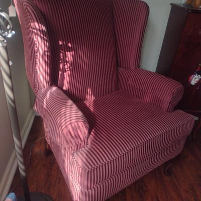 Hallagan Mfg. Co. Upholstered Wingback Chair- Approx 30" Wide
