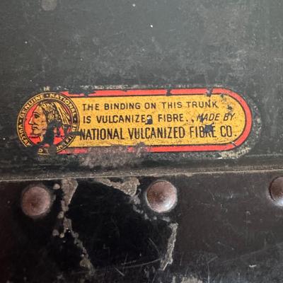 Antique Trunk by the National Vulcanized Fibre Company (LR-DZ)