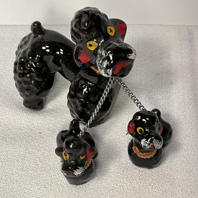 Vintage Royal Japan Ceramic Spaghetti Poodles