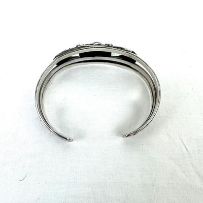 1230 Silver Turquoise Cuff Bracelet