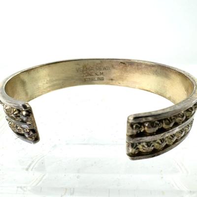 1231 Vintage Velma Dewa Zuni N.M Turqouise Cuff Bracelet