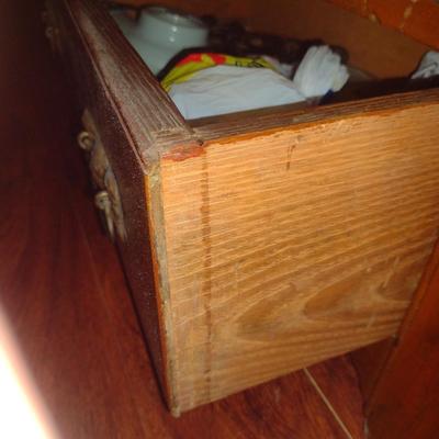 Vintage Wooden Armoire Cabinet- Approx 34 1/2" Wide, 14 3/4" Deep, 73" Tall