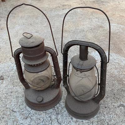 Lot of Vintage to Now Lanterns and heaters.