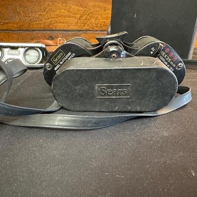 Lot of Binoculars, Sears & Tasco