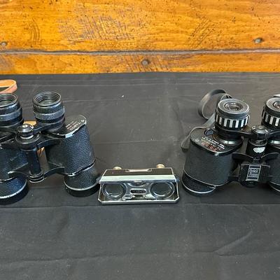 Lot of Binoculars, Sears & Tasco