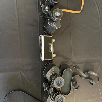 Lot of Binoculars, Sears & Tasco