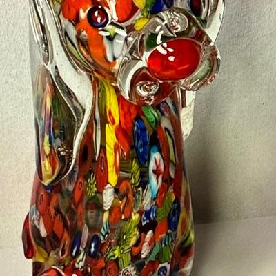 Murano Tall Multicolored Poodle