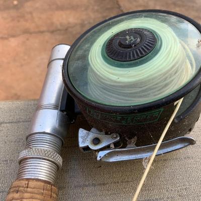 Lot of Vintage Fly Fishing items including a True Temper Custom Built One Thousand Rod.