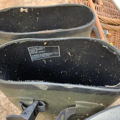 Lot of Vintage Fly Fishing items including a True Temper Custom Built One Thousand Rod.