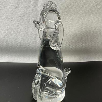 Heavy Clear Crystal Poodle