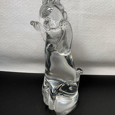 Heavy Clear Crystal Poodle
