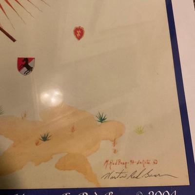 Martin Red Bear signed