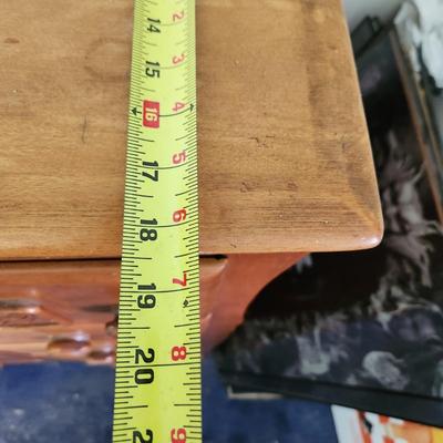 Vintage Virginia House Solid Maple Wardrobe Dresser Chest 36x18x57
