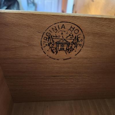Vintage Virginia House Solid Maple Wardrobe Dresser Chest 36x18x57