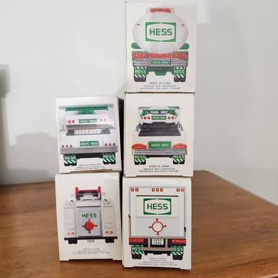 5 Hess Trucks 88 89 90 91 92