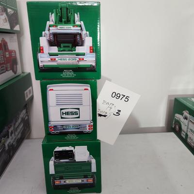 3 Hess Trucks 2017 2018 2019
