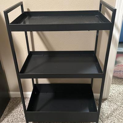 Wheeled shelf