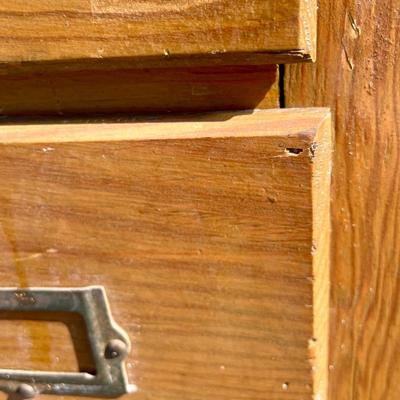 Antique 24 Drawer Apothecary Cabinet - once the property of The Museum of Riverside, CA