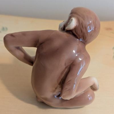 Franz Porcelain Monkey Figurine FZ00157