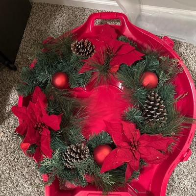 Wreath and holder