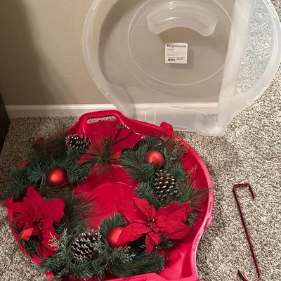 Wreath and holder