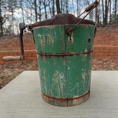 Vintage Rustic Maid of Honor Hand Crank Ice Cream Maker