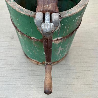 Vintage Rustic Maid of Honor Hand Crank Ice Cream Maker