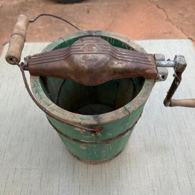 Vintage Rustic Maid of Honor Hand Crank Ice Cream Maker