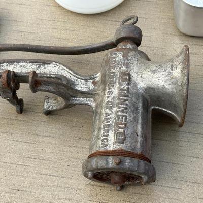 Vintage Meat Grinder, Pan and More!
