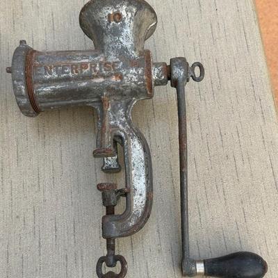 Vintage Meat Grinder, Pan and More!
