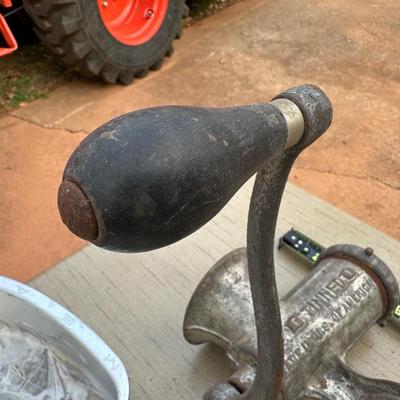 Vintage Meat Grinder, Pan and More!