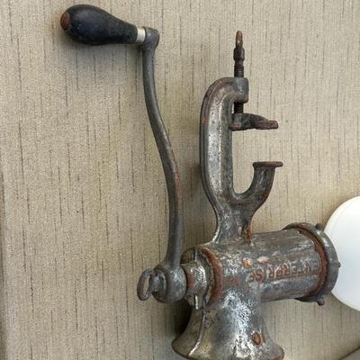 Vintage Meat Grinder, Pan and More!