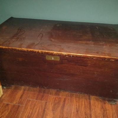 Cedar Blanket Chest- Approx 35 1/2" Wide, 18" Deep, 16" Tall