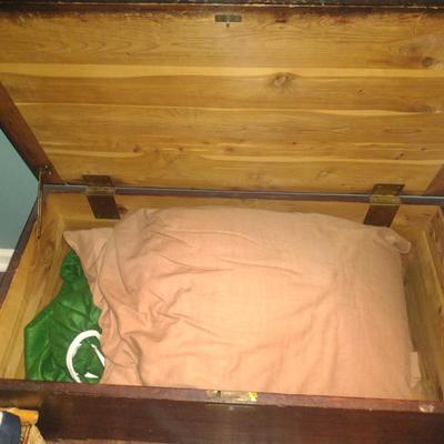 Cedar Blanket Chest- Approx 35 1/2" Wide, 18" Deep, 16" Tall