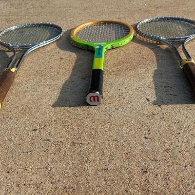 Lot of 3 Vintage Wilson Raquets including T2000s