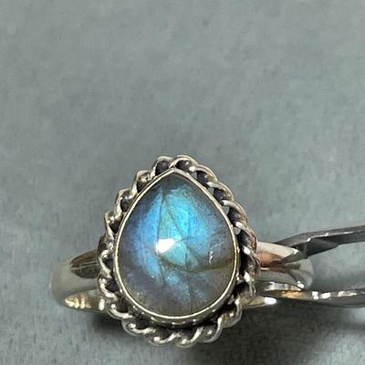Labradorite and Sterling Silver ring 10