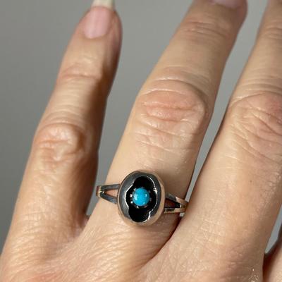 Sterling silver Turquoise Ring 8