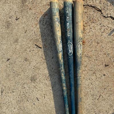 Lot of Vintage Sporting Items including Louisville Slugger Bats!