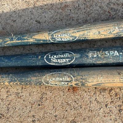 Lot of Vintage Sporting Items including Louisville Slugger Bats!
