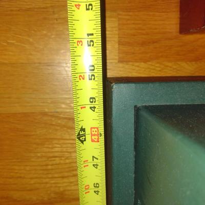 Wooden Storage Cabinet- Approx 48" Wide, 18" Deep, 80 1/2" Tall