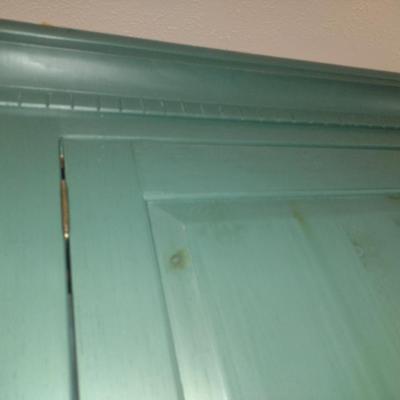 Wooden Storage Cabinet- Approx 48" Wide, 18" Deep, 80 1/2" Tall