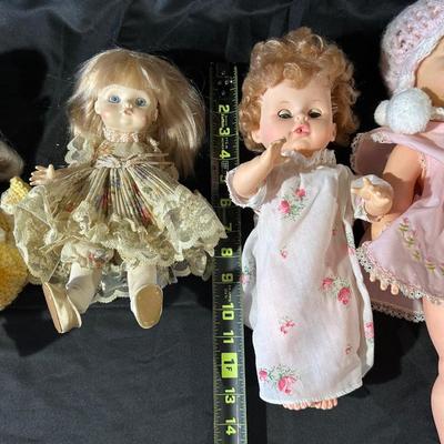 Lot of 6 Vintage Dolls