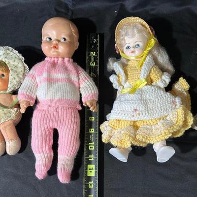 Lot of 6 Vintage Dolls